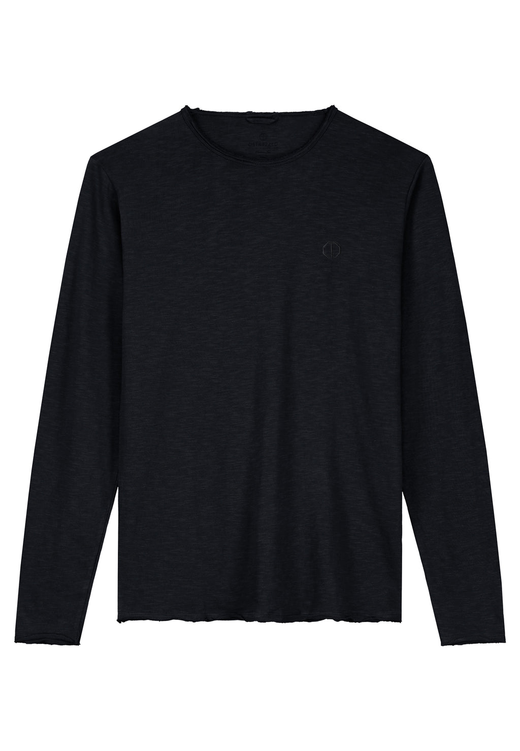 Dstrezzed Newman Slub Long Sleeved Tee - Black