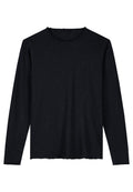 Dstrezzed Newman Slub Long Sleeved Tee - Black