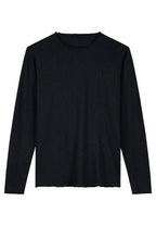 Dstrezzed Newman Slub Long Sleeved Tee - Black