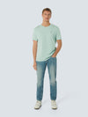 No Excess Crew Tee: Basic Plain - Mint