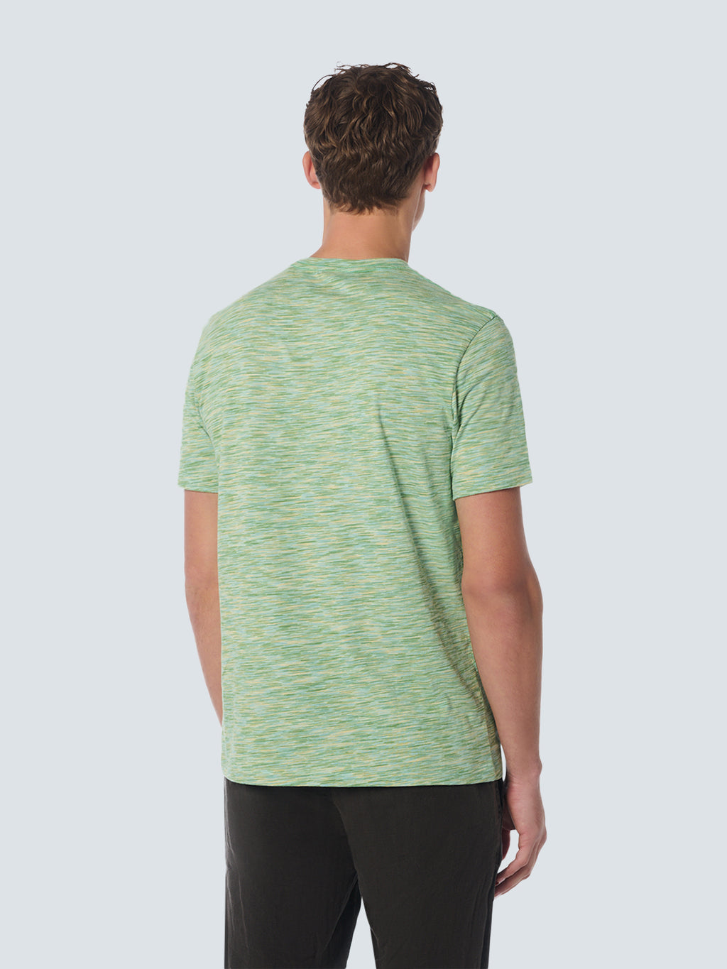 No Excess Crew Tee: Tonal Melange - Mint
