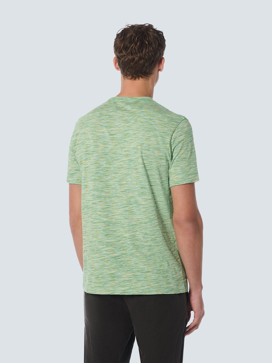 No Excess Crew Tee: Tonal Melange - Mint