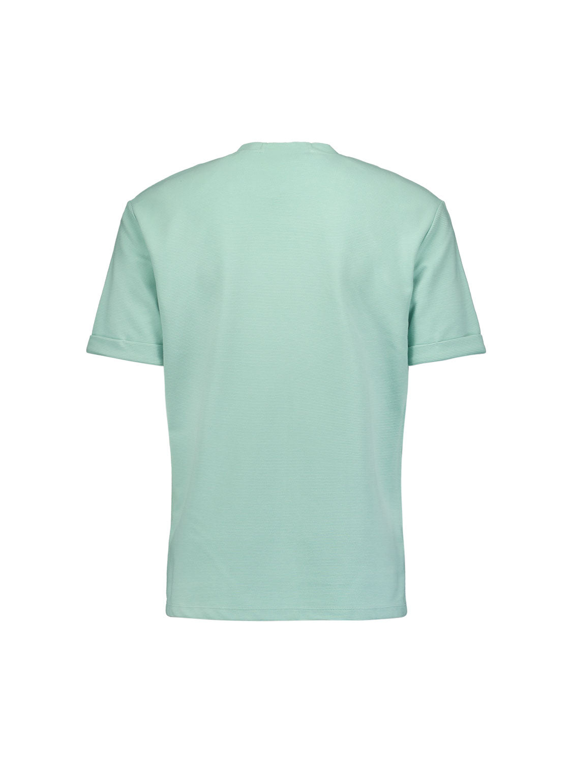 No Excess Crew Tee: Embossed Lines - Mint