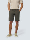 No Excess Twill Chino Shorts: Motor Black