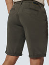 No Excess Twill Chino Shorts: Motor Black