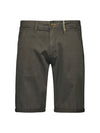 No Excess Twill Chino Shorts: Motor Black