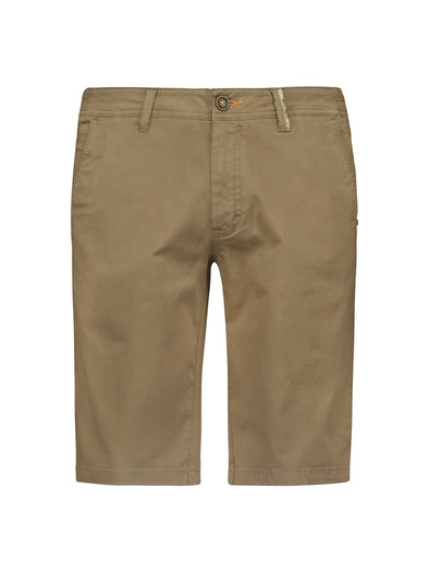 No Excess Twill Chino Shorts: Almond