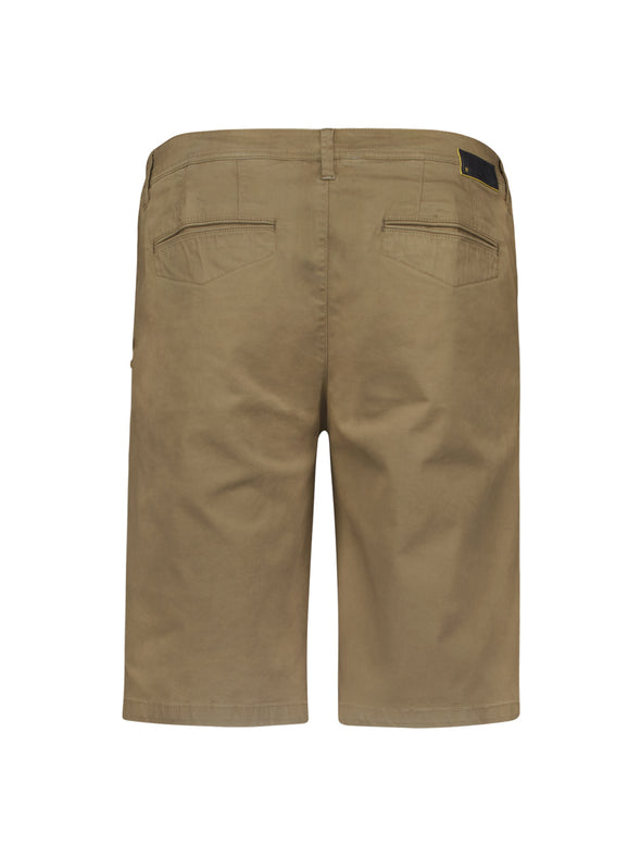 No Excess Twill Chino Shorts: Almond