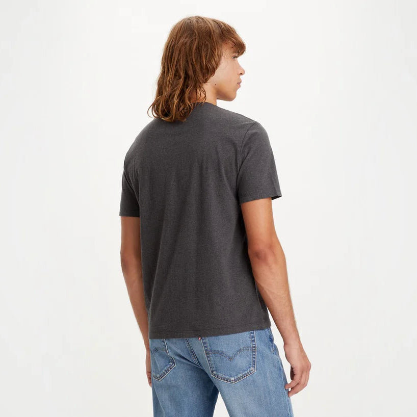 Levi's Original Logo Patch Tee -  Dark Charcoal