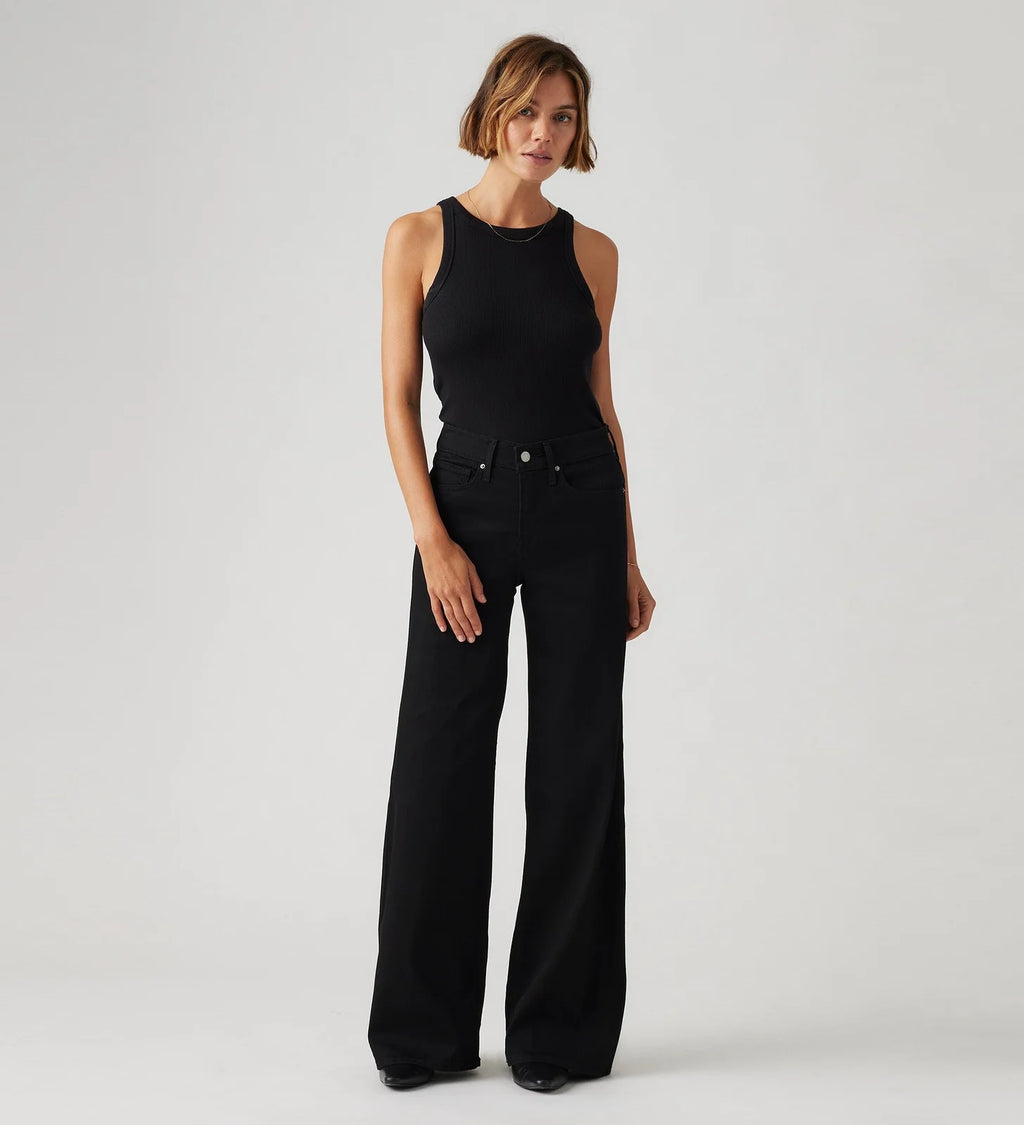Levi's® Women's 318 Shaping Wide Leg Jeans - Soft Black
