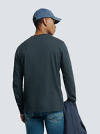No Excess Slub Neck Sweatshirt - Night