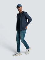 No Excess Slub Neck Sweatshirt - Night