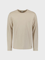 No Excess Slub Neck Sweatshirt - Cement
