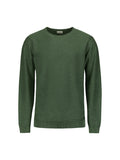 No Excess Round Neck Sweater - Dark Green