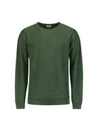 No Excess Round Neck Sweater - Dark Green