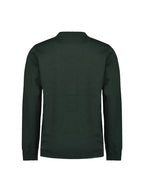No Excess Crew Neck Pull Over - Coloured Melange - Dark Green