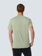 No Excess Crew Tee: Basic Plain - Smoke