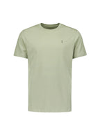 No Excess Crew Tee: Basic Plain - Smoke