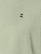 No Excess Crew Tee: Basic Plain - Smoke