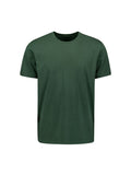 No Excess Crew Tee: Basic Plain - Dark Green