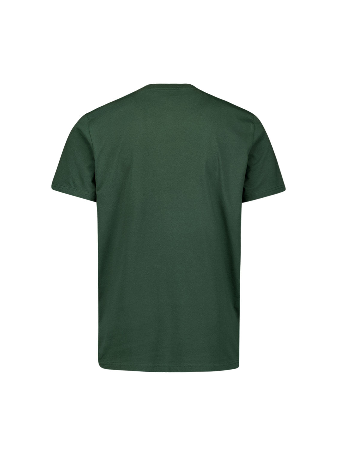 No Excess Crew Tee: Basic Plain - Dark Green