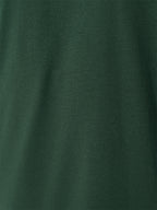 No Excess Crew Tee: Basic Plain - Dark Green