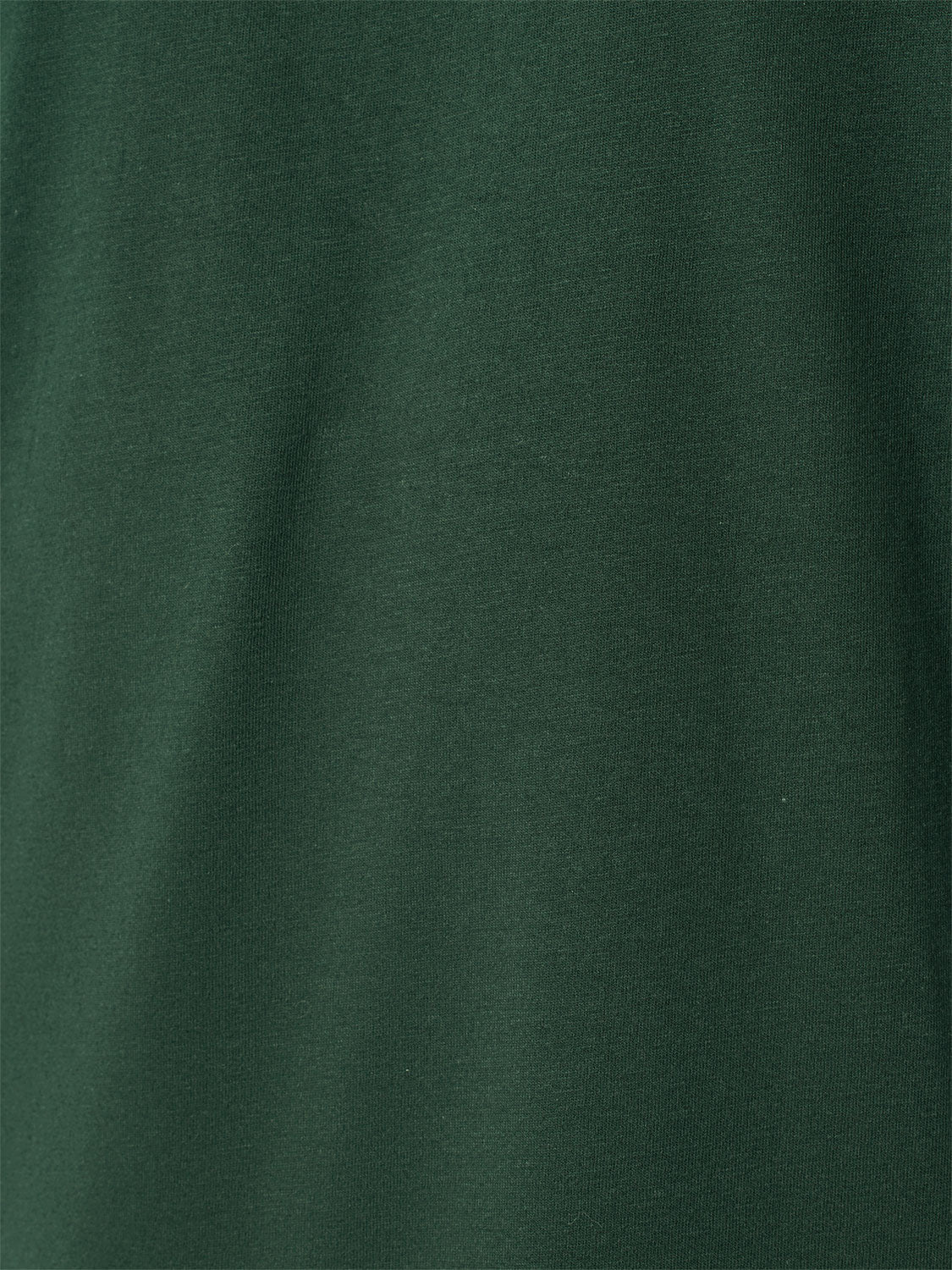 No Excess Crew Tee: Basic Plain - Dark Green