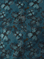 No Excess Crew Tee: Floral Print - Cloud
