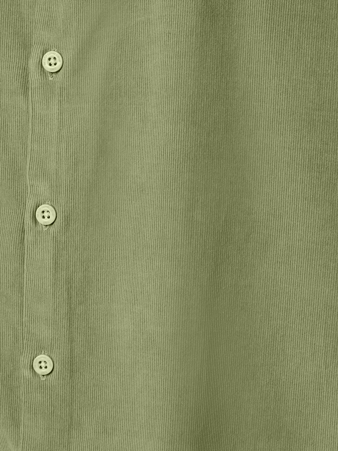 No Excess Long Sleeve Shirt: Corduroy - Smoke
