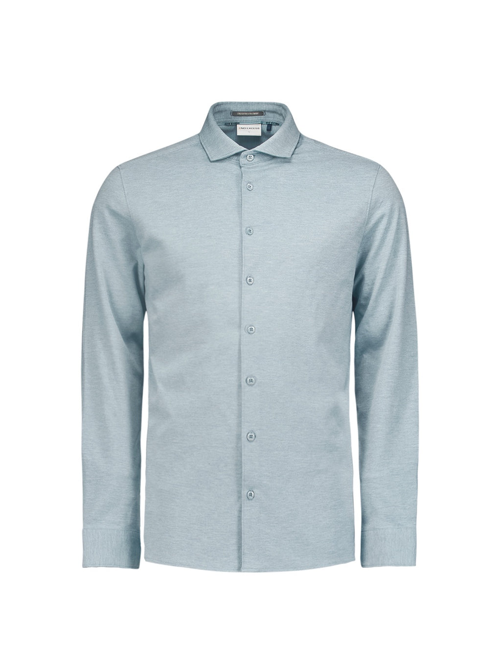 No Excess Long Sleeve Shirt:  Jersey Melange - Cloud