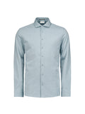 No Excess Long Sleeve Shirt:  Jersey Melange - Cloud
