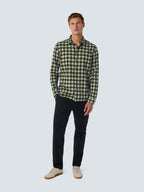 No Excess Long Sleeve Shirt: Timeless Check - Smoke