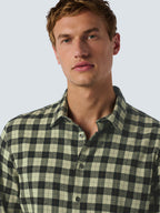 No Excess Long Sleeve Shirt: Timeless Check - Smoke
