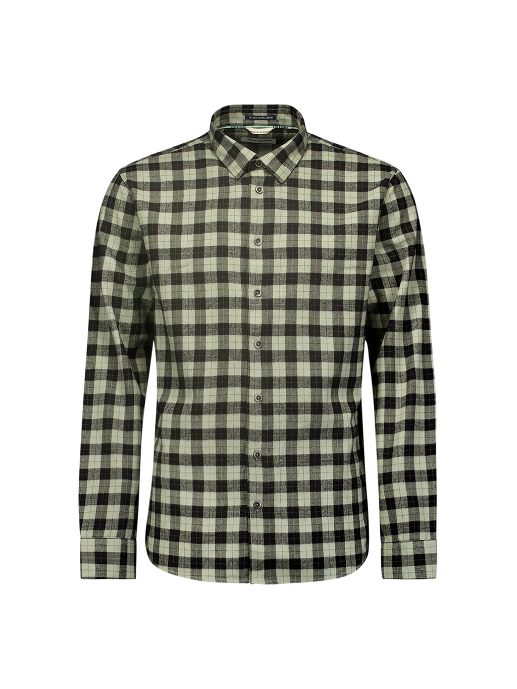 No Excess Long Sleeve Shirt: Timeless Check - Smoke