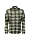 No Excess Long Sleeve Shirt: Timeless Check - Smoke
