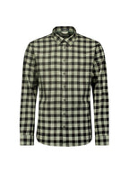 No Excess Long Sleeve Shirt: Timeless Check - Smoke