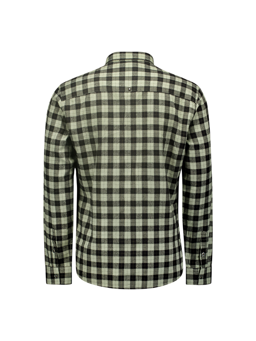 No Excess Long Sleeve Shirt: Timeless Check - Smoke