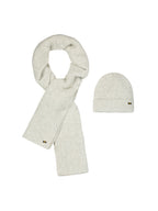 No Excess Beanie & Scarf Knit Set - Grey Melange