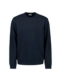No Excess Crewneck Sweater: Jacquard - Deep Blue