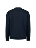 No Excess Crewneck Sweater: Jacquard - Deep Blue