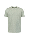 No Excess Crew Tee: Multi Melange - Green