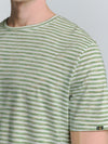 No Excess Crew Tee: Multi Melange - Green
