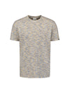 No Excess Crew Tee: Multi Melange - Yellow