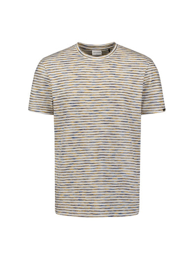 No Excess Crew Tee: Multi Melange - Yellow