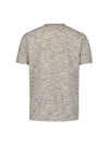 No Excess Crew Tee: Multi Melange - Yellow
