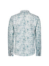 No Excess Long Sleeve Shirt: Water Colour Print - Chalk