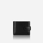 Jekyll & Hide Bifold tabbed Leather Wallet - Black