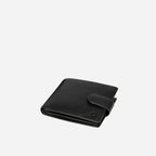 Jekyll & Hide Bifold tabbed Leather Wallet - Black