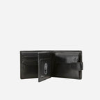 Jekyll & Hide Bifold tabbed Leather Wallet - Black