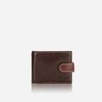 Jekyll & Hide Bifold tabbed Leather Wallet - Mocha